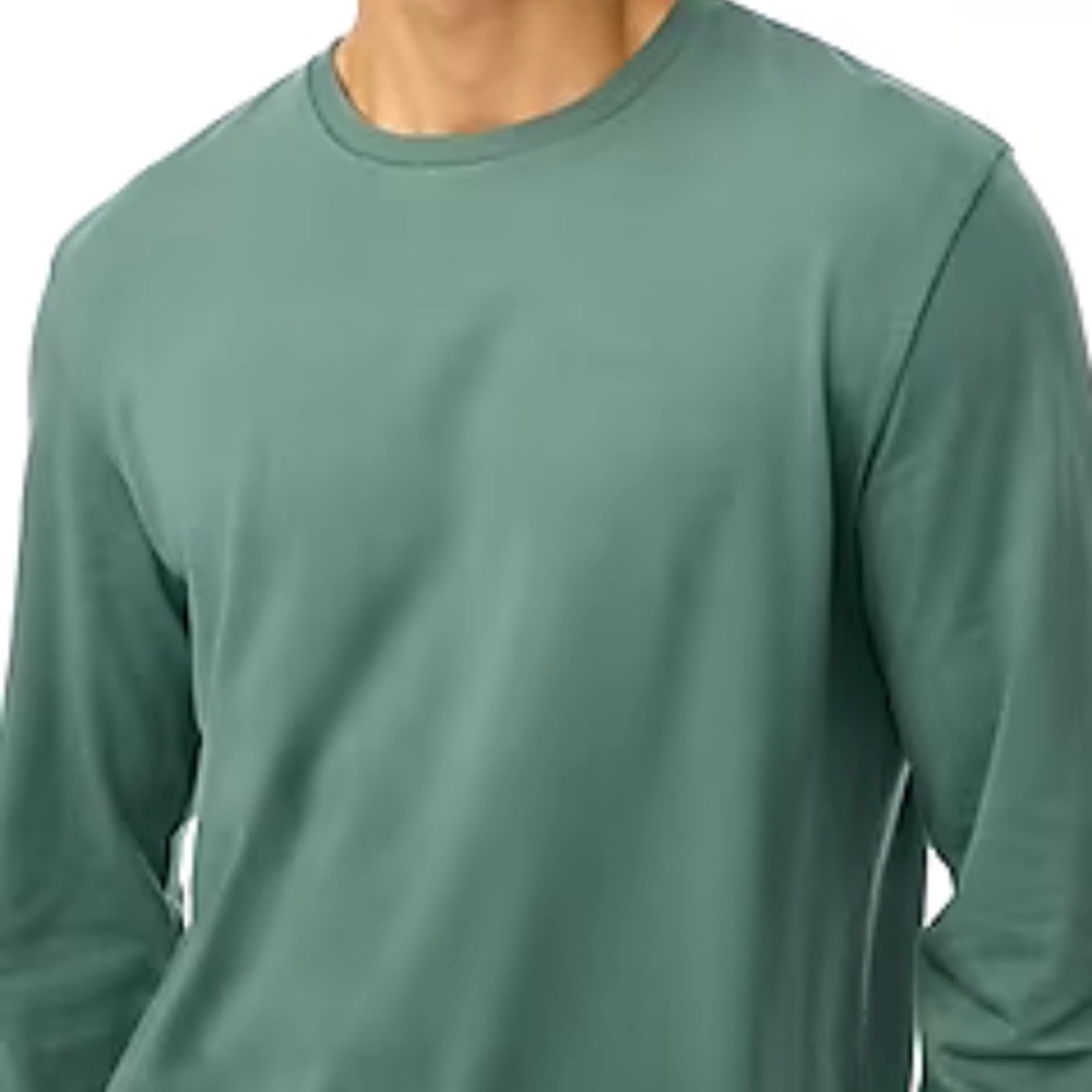 NWT J. Crew Relaxed Fit Green Long-sleeve Heritage Tee